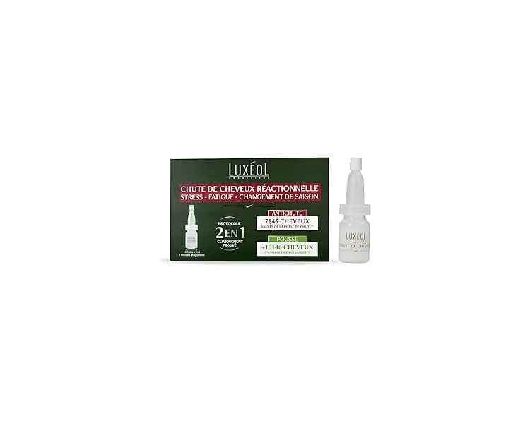 LUXÉOL - Chute De Cheveux Réactionnelle 2 En 1