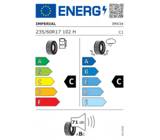 Pneu Imperial ECOSPORT SUV 235/60 -17 102H LOT DE 2
