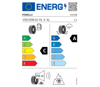 PNEUS Pirelli Cinturato All Season SF 3 195/55 R16 91V LOT DE 2