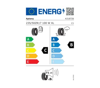 PNEUS Aptany RA301 235/50 ZR17 100W XL LOT DE 2