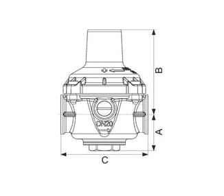 Réducteur pression DESBORDES N.F type 11Bis-25bar-Femelle Femelle 3/4