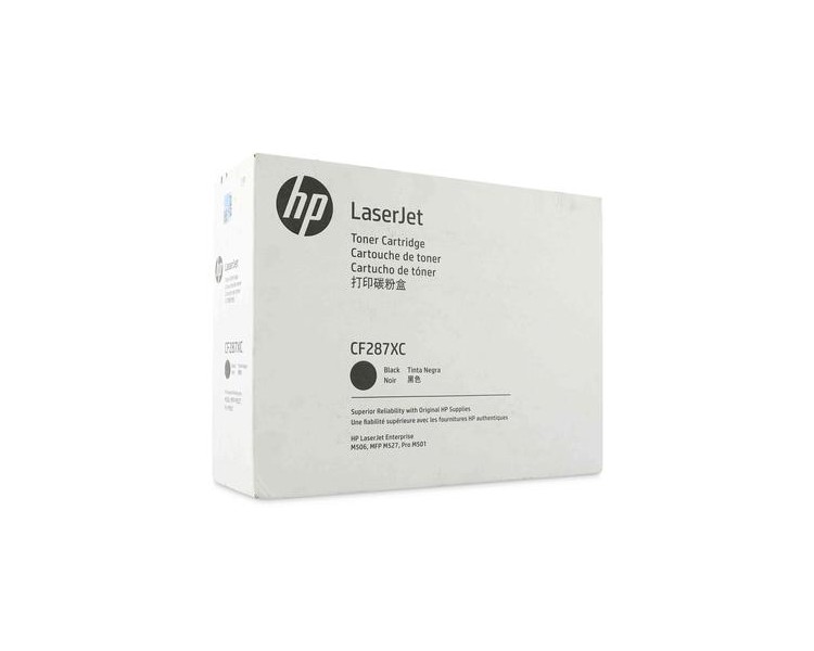 CARTOUCHE DE TONER CF287XC BLACK LASER JET -HP