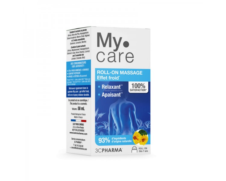 3C Pharma My.Care Roll-On Massage Effet Froid 50 ml