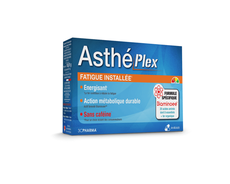 Asthéplex Fatigue installée Boite de 30 gélules