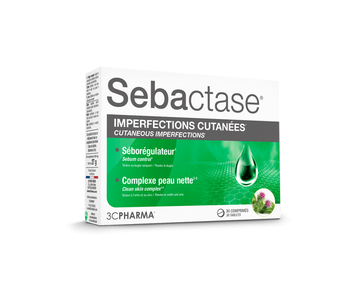 Sébactase Le programme pour lutter contre les imperfections cutanées et les problèmes de peau