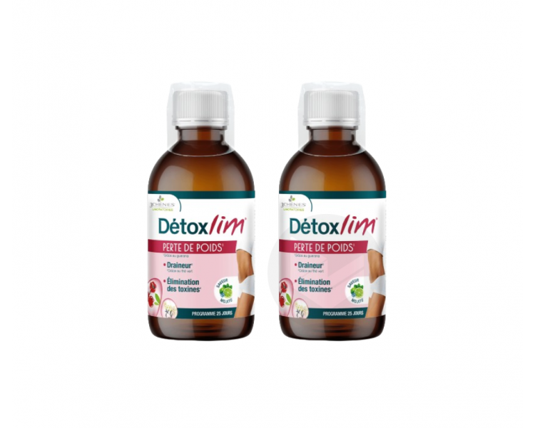 Détoxlim Perte de Poids lot de 2 flacons de 500ml