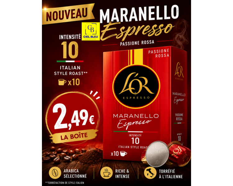 CAPSULE CAFE L'OR X10