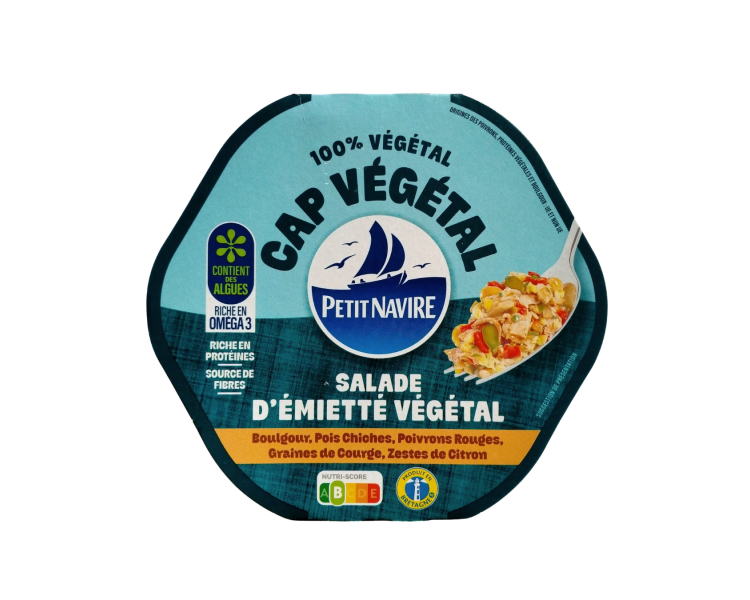 PETIT NAVIRE SALADE D'ÉMIETTÉ VÉGÉTAL