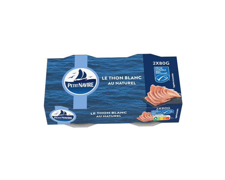 PETIT NAVIRE THON NATUREL 2X80G