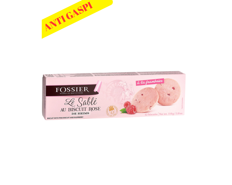 FOSSIER LE SABLE AU BISCUIT ROSE A LA FRAMBOISE