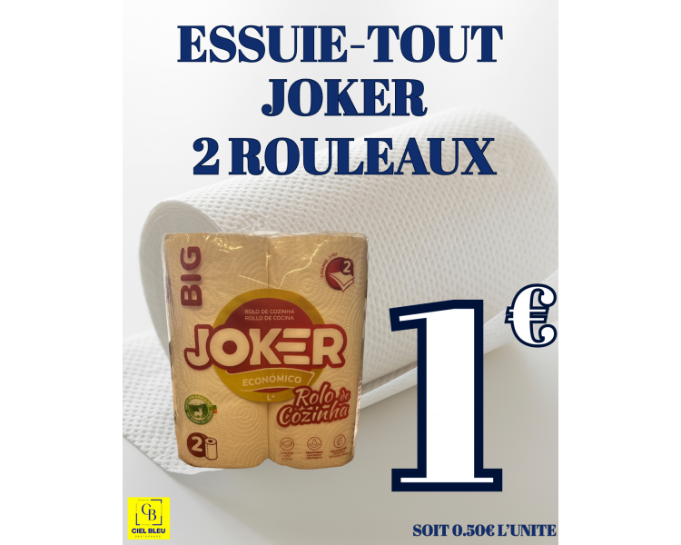 JOKER ESSUIE-TOUT 2 ROULEAUX