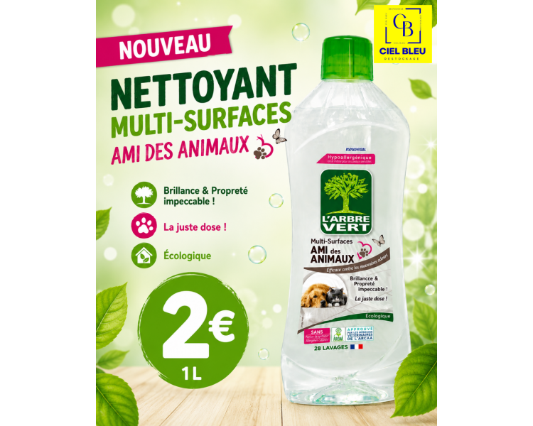 ARBRE VERT NETTOYANT MULTI-SURFACE