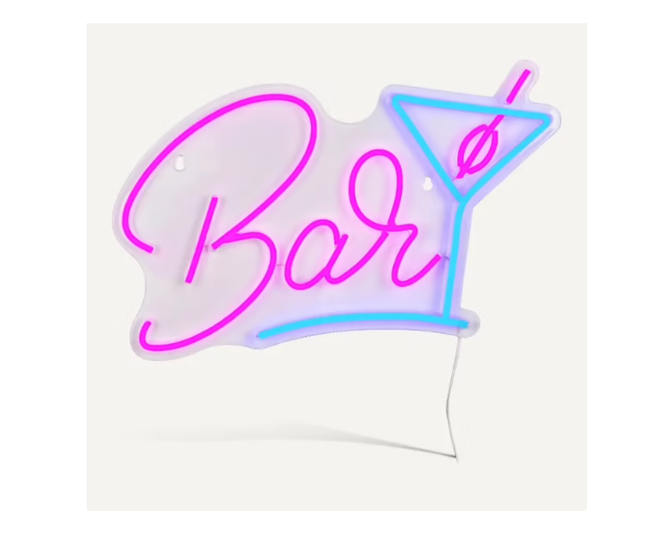 NEON MURAL LED USB "BAR" 40cm
