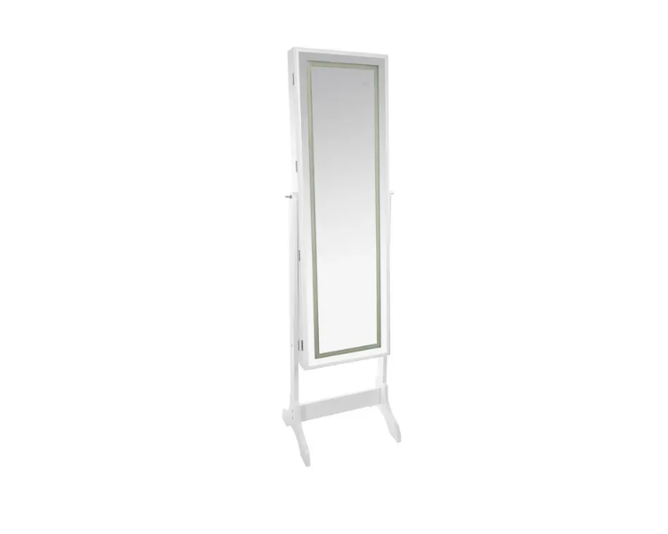 ARMOIRE BIJOUX LED H.156cm BLANC