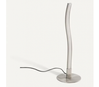 LAMPE A POSER H.30cm ARGENTEE