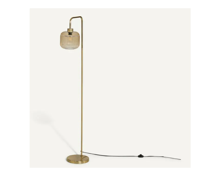 LAMPADAIRE ARC H.160cm DORE