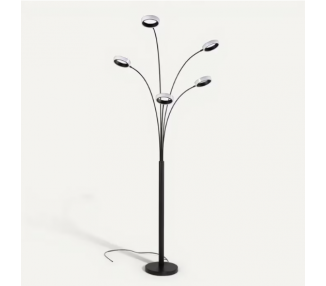 LAMPADAIRE LED 5 TETES H.189cm