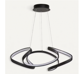 SUSPENSION LED L.60cm NOIR