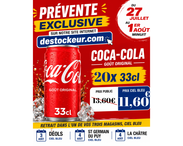 COCA COLA ORIGINAL 20X33CL