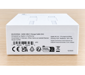 CABLE USB-C APPLE 240 W ( 2m) ORIGINAL