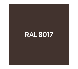 KIT DE FIXATION 100 pièces - ACIER - RAL 8017 BRUN CHOCOLAT