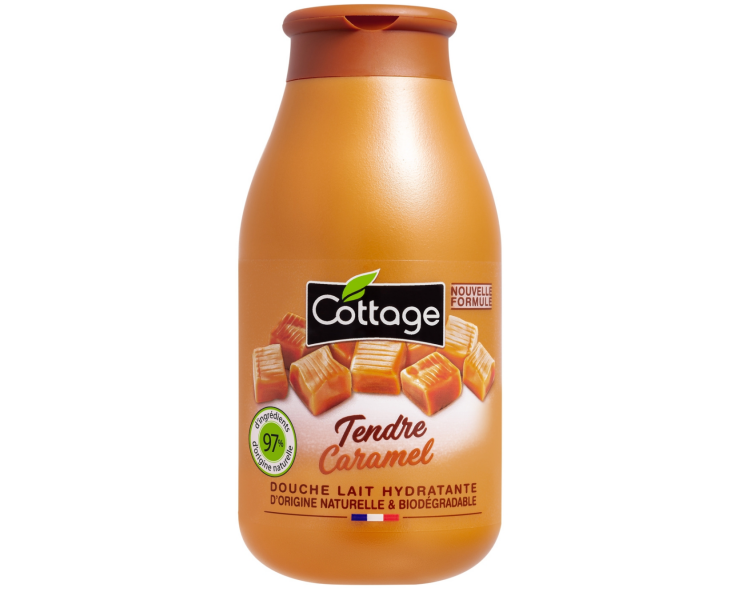 COTTAGE - DOUCHE LAIT CARAMEL 250ML
