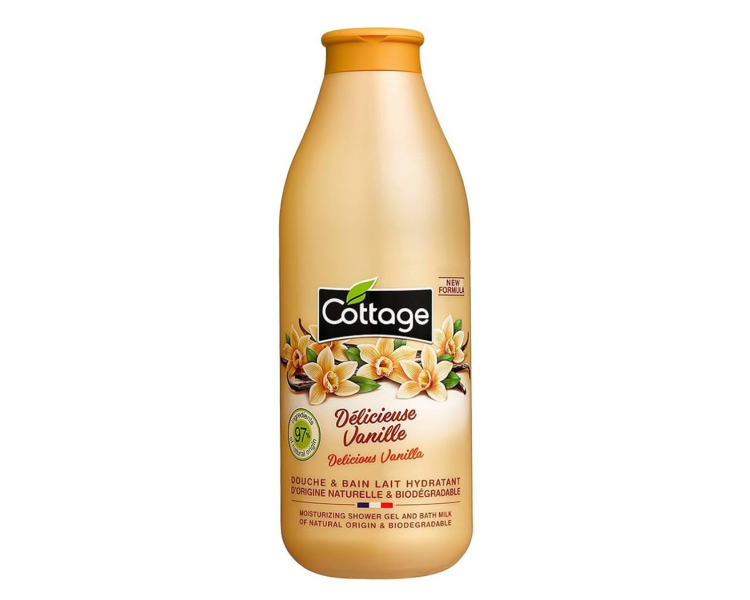 COTTAGE - DOUCHE LAIT DELICIEUSE VANILLE 750ML