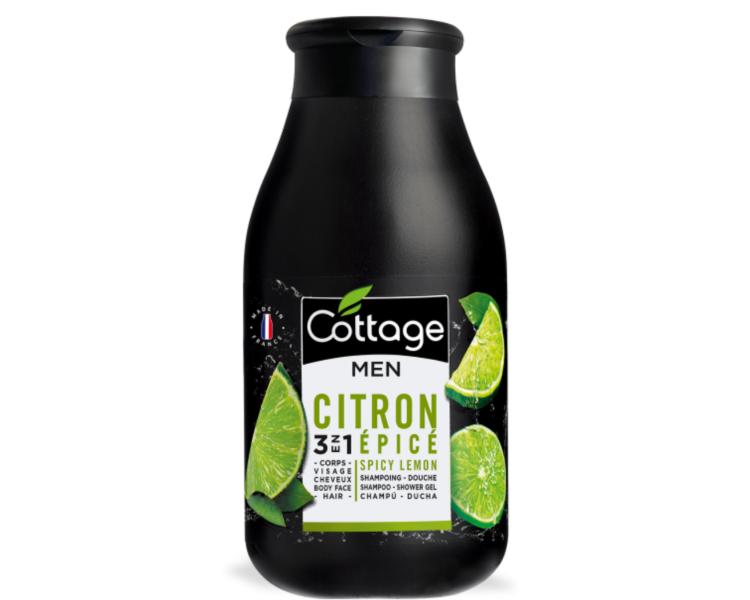 COTTAGE - MEN 3EN1 CITRON EPICE 250ML