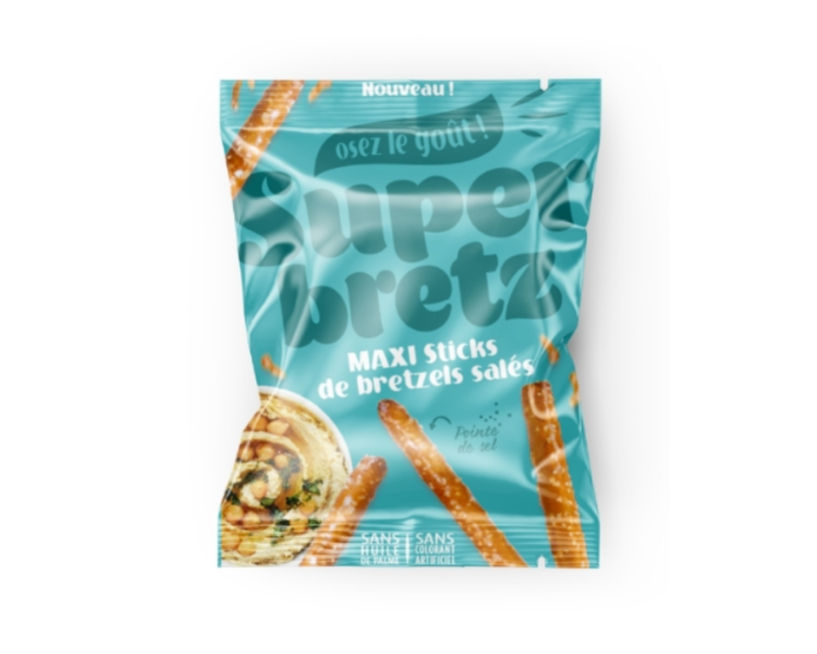 BRETZELS SALES MAXI STICKS - SUPERBRETZ 90G