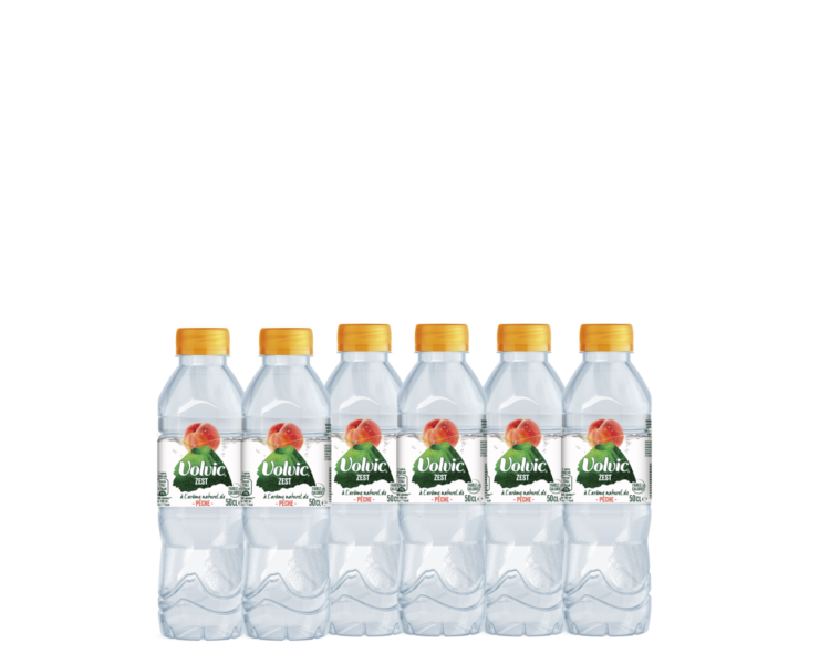 VOLVIC ZEST DE PECHE - 6X50CL