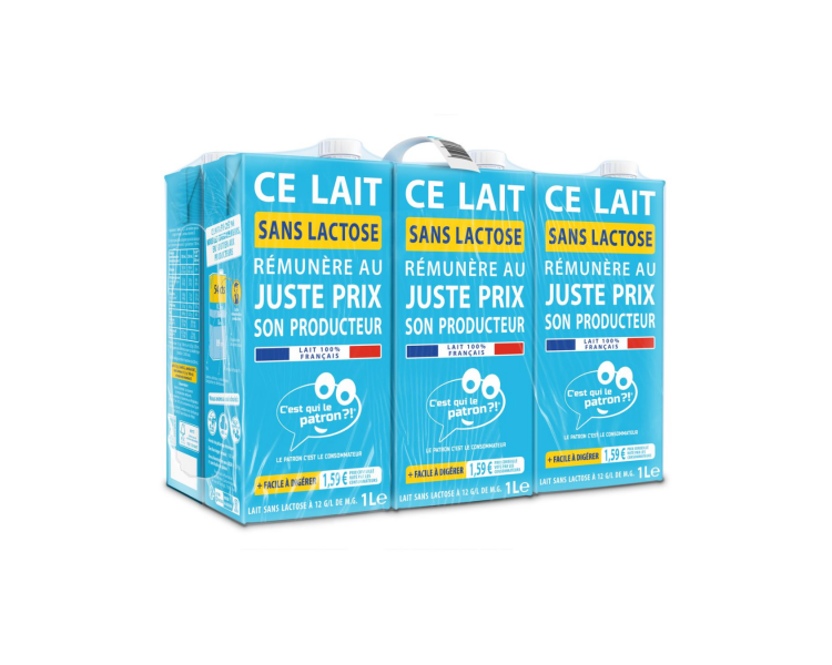 LAIT PACK 6X1L