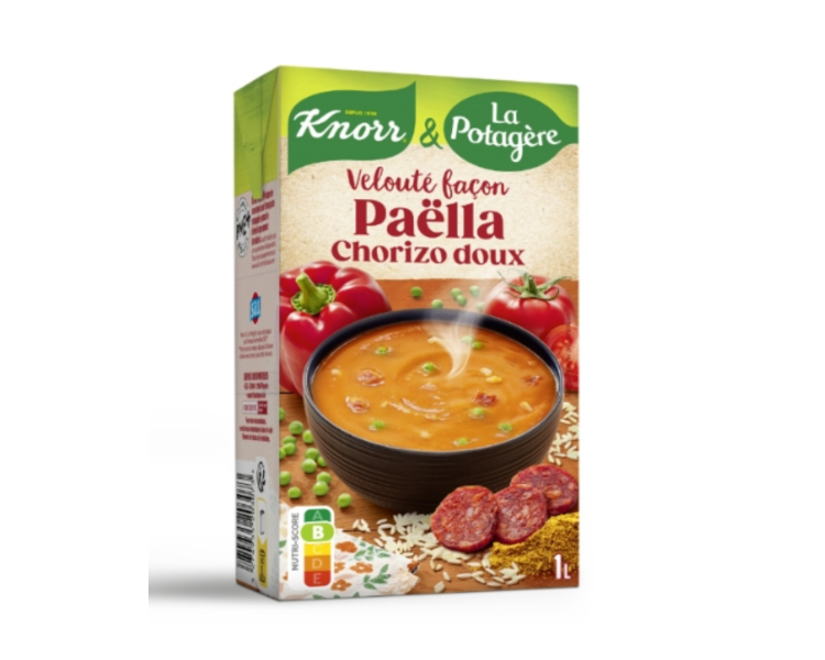 KNORR - VELOUTE FACON PAELLA CHORIZO DOUX 1L